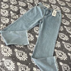 Skinny Fries straight fit block jeans sz 5 NWT